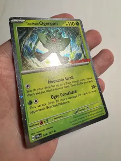 Pokemon TCG Teal Mask Ogerpon 024/167 Gamestop Promo LP - Image 2