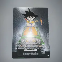 Son Goku E-48 Silver Energy Marker Dragon Ball Manga Booster Card Fusion World - Image 1
