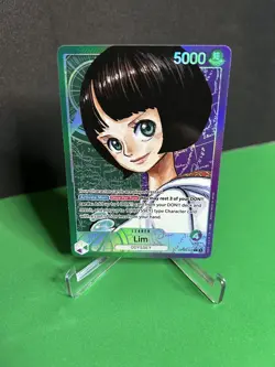 One Piece TCG Lim Alt Art Leader OP09-022 + Lim deck cards - Image 2