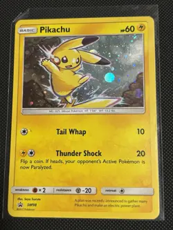 Pokemon Pikachu Holo SM98 Black Star Promo 2017 Card NM Condition - Image 1