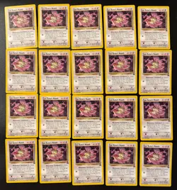 2000 WOTC POKEMON LEAGUE TEAM ROCKET'S MEOWTH #18 BLACK STAR PROMO LOT OF 20 - Image 1