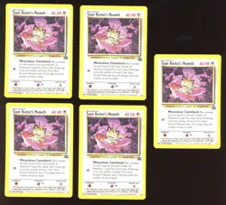 2000 WOTC POKEMON LEAGUE TEAM ROCKET'S MEOWTH #18 BLACK STAR PROMO LOT OF 20 - Image 4