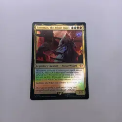 Saruman, the White Hand FOIL MTG Rare Lord of the Rings Magic Commander Wizard - Image 1