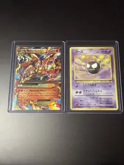 M Blaziken EX + Gastly Japanese Pokemon Card Bundle - Holo Vintage Lot - Image 1