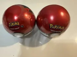 Pokemon TCG: Individual Pokeball Tin with Booster Packs H24 - RED POKEBALL - Image 1