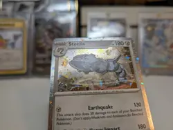 Pokemon Paradox Rift Steelix 125/182 Cosmos Holo Exclusive Promo LP - Image 2