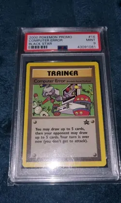 PSA 9 - PoKeMoN - Computer Error 2000 - BLacK STaR PROMO - Image 1