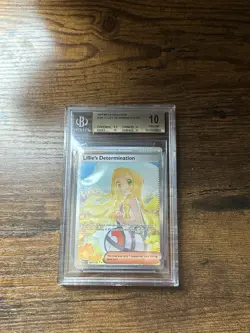 Pokemon Lillie's Determination Mega Evolution SP. Illustration Rare #184 BGS 10 - Image 1