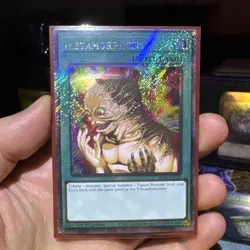 Yu-Gi-Oh! Metamorphosis RA04-EN123 Platinum Secret Rare Quarter Century Stampede - Image 2