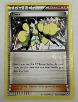 Elesa RC20/RC25 Legendary Treasures Radiant Collection Pokemon Card VLP/NM - Image 1