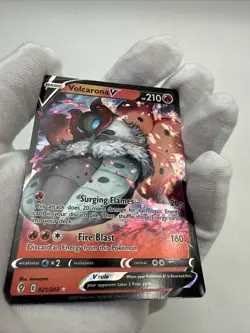 Volcarona V 021/203 SWSH Evolving Skies Ultra Rare Holo Pokemon TCG Card 2021 NM - Image 4