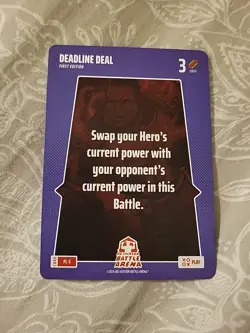 2024 First Edition Bo Jackson Battle Arena DEADLINE DEAL SSP Play Card #PL-5 - Image 1