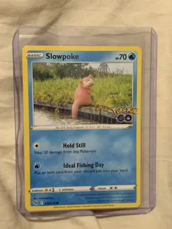 Slowpoke 019/078 Pokemon GO Regular Common Pokemon Card - Image 1