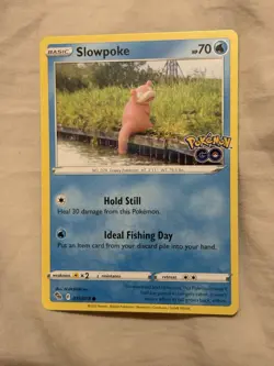 Slowpoke 019/078 Pokemon GO Regular Common Pokemon Card - Image 3