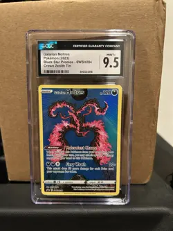 Pokemon Galarian Moltres SWSH284 SWSH: Sword & Shield Promo Cards Holo CGC 9.5 - Image 1