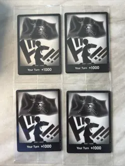 DON!! Card Ace Special DON One Piece Promotion Cards Foil Lot Of 4 All Sealed - Image 1
