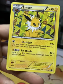 Jolteon BW91 Black Star Promo 2013 Holo Rare Pokemon Card TCG - Image 4
