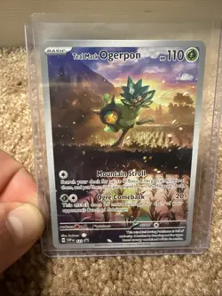 Teal Mask Ogerpon Full Art Black Star Promo 123 Sv: Scarlet & Violet Promo Cards - Image 1