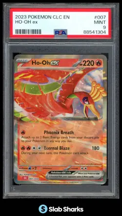 2023 POKEMON CLASSIC COLLECTION #007/034 CHARIZARD &AMP HO-OH EX DECK PSA 9 - Image 1