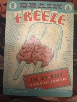 Brain Freeze Secret Lair Encyclopedia Single Card Magic In Hand - Image 1