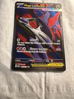 Mega Latias EX 163/132 - Mega Evolutions Ultra Rare Pokemon TCG 2025 - NM Card - Image 2