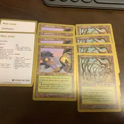 Matt Linde World Champ Deck MTG Tokyo '99 *Complete* 4 Gaea's Cradles SEE NOTES - Image 4
