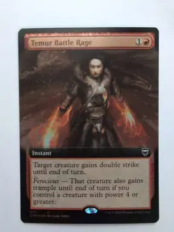 MTG Temur Battle Rage (CMR) Commander Legends Extended Art Foil Common 671 - Image 1