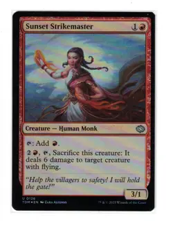 MTG - NM FOIL - Sunset Strikemaster - Tarkir: Dragonstorm 126 - Image 1