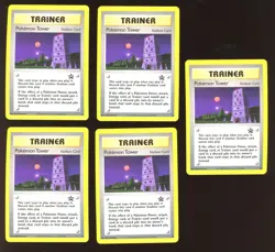 2000 WOTC POKEMON LEAGUE POKEMON TOWER #42 BLACK STAR PROMO LOT OF 25 UNPLAYED - Image 2