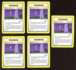 2000 WOTC POKEMON LEAGUE POKEMON TOWER #42 BLACK STAR PROMO LOT OF 25 UNPLAYED - Image 4