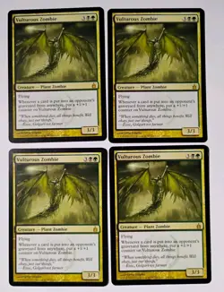 4x Vulturous Zombie MTG, Ravnica: City of Guilds (RAV), Rare, LP - Image 1