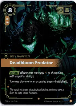 Deadbloom Predator OGN 161/298 Epic Riftbound League of Legends - Image 2