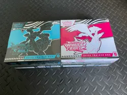 Pokemon TCG Black Bolt White Flare ETB Sealed Lot of 2 QUICK SHIP IN HAND - Image 1