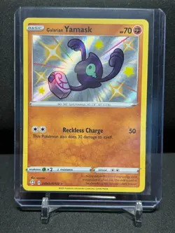 Galarian Yamask SV065/SV122 Shiny Vault Holo Pokemon 2021 Shining Fates - NM - Image 1