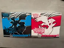 Pokemon TCG Black Bolt & White Flare ETB Elite Trainer Box Sealed Bundle / Set - Image 1