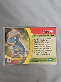 2004 Topps Pokemon Advanced Challenge Bagon #3 - Image 2