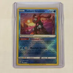 Radiant Greninja - 046/189 Radiant Rare Holo NM Pokemon SWSH10: Astral Radiance - Image 1