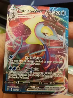 Inteleon VMAX - 050/192 Ultra Rare Rebel Clash NM Pokemon TCG - Image 1