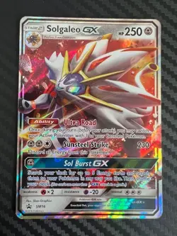 Pokemon TCG Solgaleo GX SM16 Sun & Moon Promo Ultra Rare HP - Image 1