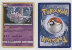 Mewtwo Holo Pokemon Sun & Moon Black Star Promo #SM77 00eu - Image 3