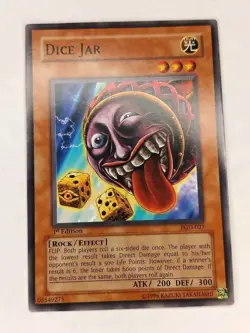 Yu-Gi-Oh! TCG Dice Jar PGD-027 1st Edition Common NM - Image 1