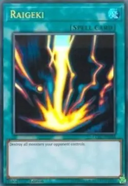 Yugioh! LP Raigeki - LCKC-EN088 - Ultra Rare - 1st Edition Lightly Played, Engli - Image 1