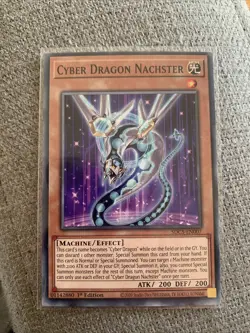 Cyber Dragon Nachster - SDCS-EN007 - Common Unlimited Yugioh - Image 1