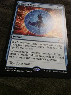 MTG Magic the Gathering Force Of Negation Regular 052/254 *PROKC CARD* - Image 3