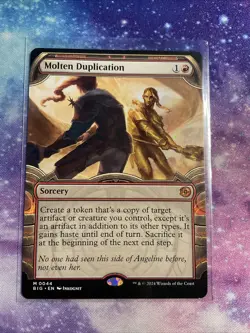 MTG Molten Duplication (Showcase) Near Mint Normal - Image 1