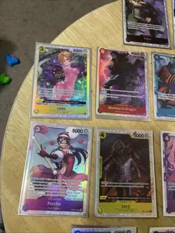 One Piece TCG cards total 19! All Secret Rares! Multiple Sets! CCG Holo Artworks - Image 2