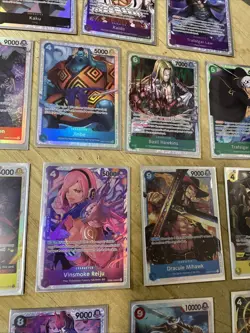 One Piece TCG cards total 19! All Secret Rares! Multiple Sets! CCG Holo Artworks - Image 3