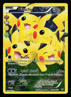 Pikachu RC29/RC32 Full Art Generations Radiant Collection Pokemon Card - Image 1