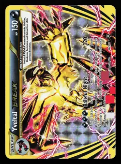 Yveltal BREAK 66/114 Rare Holo Steam Siege Pokemon Card - Image 1
