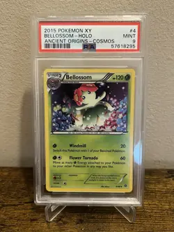 PSA 9 Bellossom 4/98 Pokemon XY Ancient Origins Cosmos Promo Holo Card Pop 17 - Image 1